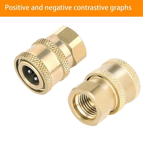 1Pc 1/4" Female NPT Brass Quick Connect Coupler Tool for Pressure Was_IJju 