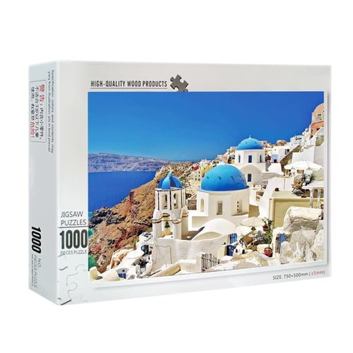 Aegean Sea 500 Pcs Jigsaw Puzzle Toy Educational Puzzle Game for Kids Adults 