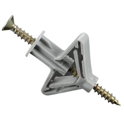 100pcs Poly Toggle Plasterboard Anchor Plastic Expansion Pipe Wall Anchors Plugs With Kit - How To Use Plastic Toggle Drywall Anchors 100pcs Poly Toggle Plasterboard Anchor Plastic Expansion Pipe Wall Anchors Plugs With Kit - How To Use Plastic Toggle Drywall Anchors