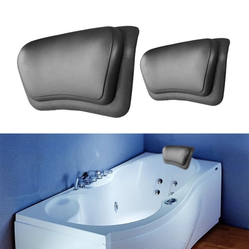 Spa Bath Bathtub Pillow Bathroom Neck Support Back Comfort Jacuzzi Hot Tub Gift 