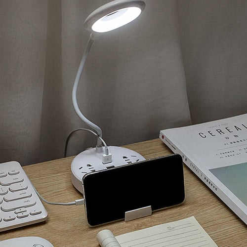 Smart Socket Small Table Lamp Led, Table Lamp Multi Function