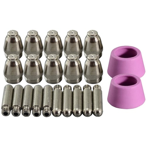 50pcs WSD60 SG55 AG60 Plasma Cutter Torch Consumables Electrode Cup Tip Nozzles 