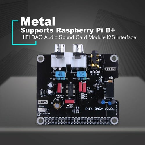 HIFI DAC Audio Sound Card Module I2S LED Interface for Raspberry Pi PCM5122 
