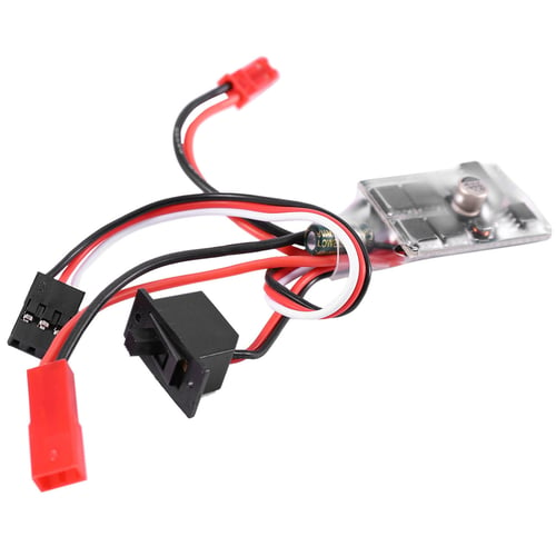 Two-way Brushed ESC Electronic Speed Controller with Brakes for RC Car/Boat/Tank 