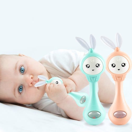 Baby Rattles Teether Toys Music Hand Shake Bed Crib Educational Toy Gifts 