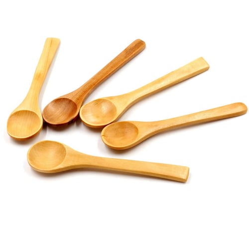 Long Handle Wood Honey Spoon Mixing Stick Dipper Kitchen Tools D