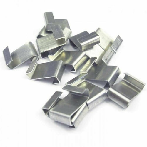 50pcs Greenhouse Clips Replacement W & Z-Lap Type Clips Metal Fixing Clips 