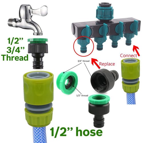 Garden Tap Water Pipe Connector Quick Connect Adapter Fitting Watering ONE 