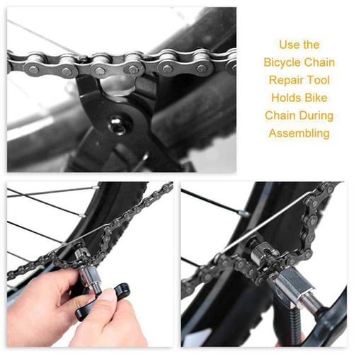 Bicycle Bike Chain Repair Tools Kit 2in1 Link Plier Breaker Wear Indicator Tool 