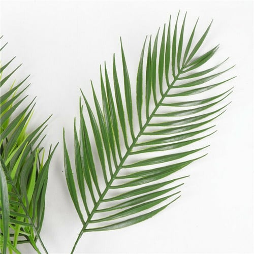 Home Decor Green Plastic Plants Fern Bouquet Palm Leaves Artificial Garden 9Head 