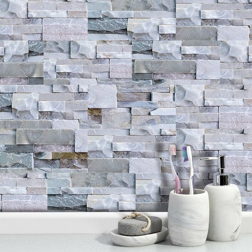 Kitchen Bathroom Peel And Stick 3D Self Adhesive Mosaic Stair Wall Tile Sticker