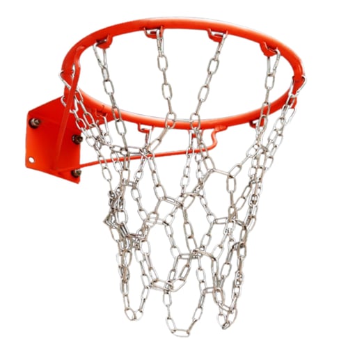 Yaootely Sports Heavy Duty Galvanized Steel Chain Basketball Net Basketball Hoop Sports and Fitness 