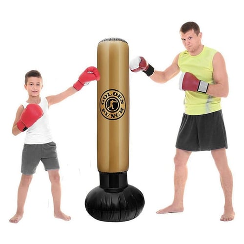 Gym Training Standing Punching Bag Inflatable Tumbler Sports Sandbags Column 