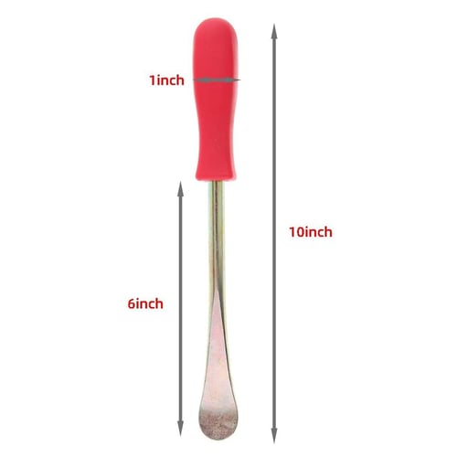 P1 Tools Zinc-Plating 10 Inch Car Motorcycle Tire Changing Changers Lever Spoon Iron Tool with Red Handle P1 Tools Zinc-Plating 10 Inch Car Motorcycle Tire Changing Changers Lever Spoon Iron Tool with Red Handle