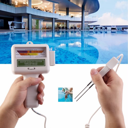 Digital Ph Tester Water Quality Chlorine Level Meter Pool Test Kit Swimming 