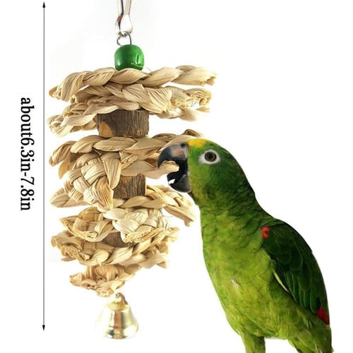Durable Chew Toy Pet Hanging Exercise Toy for Bird Hamster Rabbit Chinchilla 