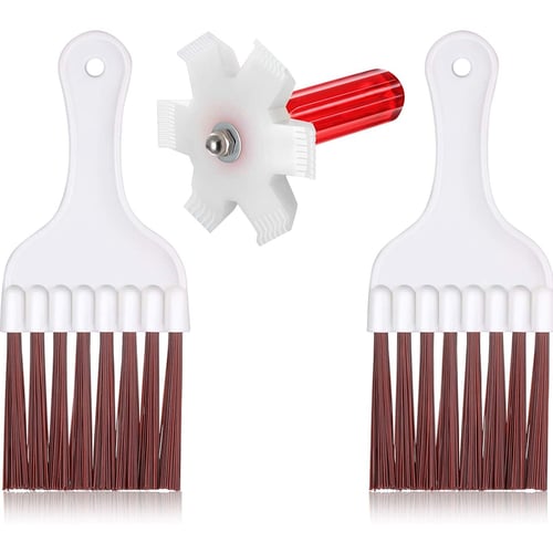 Air Conditioner Condenser Fin And Refrigerator Coil Cleaning Whisk Brush 