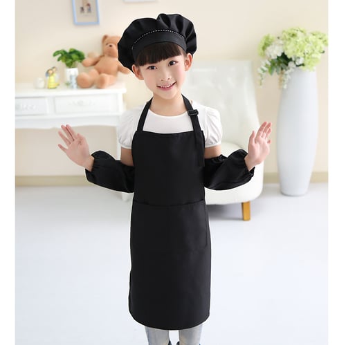 Children's Kids Artists Aprons Waterproof Polyester for Kitchen Classroom Chefs 