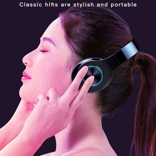 T6 Wireless Sports Bluetooth 5.0 Headphones Head-mounted Stereo HIFI Earphone 