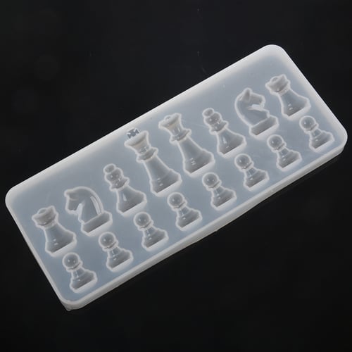 Chess Shape Silicone Mold Resin Pendant Molds Epoxy Mould Moulds Jewelry DIY UV 