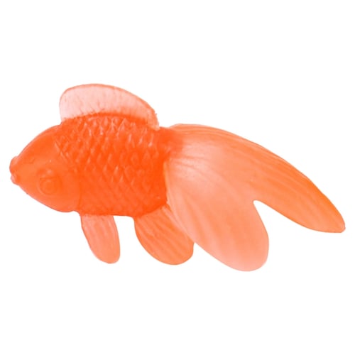 10pcs Lot Soft Rubber Gold Fish Small Goldfish Kids Toy Simulation Model