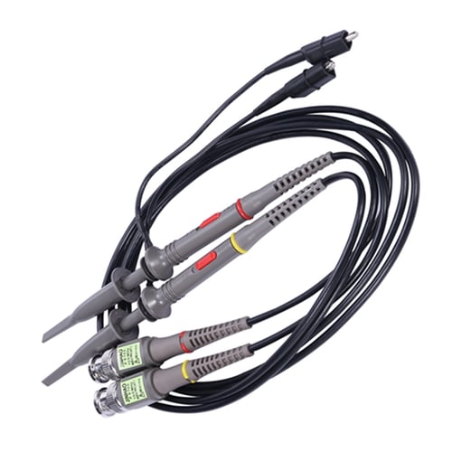 2 Pack P6100 100MHz Oscilloscope Probe 10:1 and 1:1 for Rigol Atten Owon Siglent 