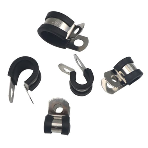 10 Pack 10 Year Warranty Premium Rubber EDPM Lined Metal P-Clip 