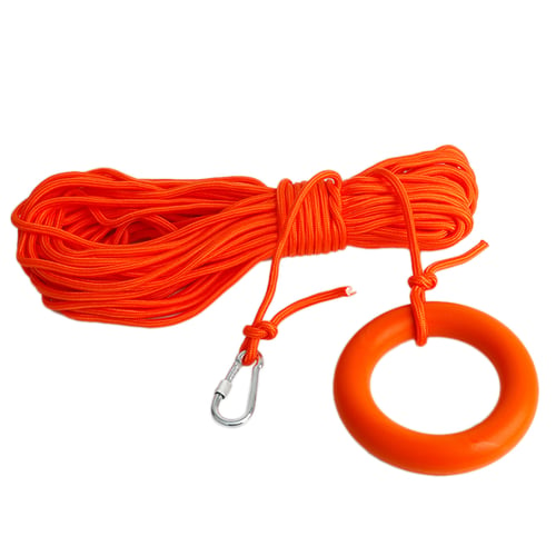 30m Reflective Floating Water Life Saving Rope Float Line Snorkeling 