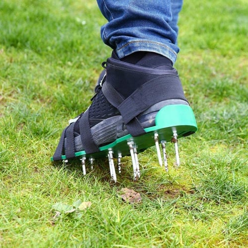 Universal Fits Heavy Duty Spike Sandals Shoes for Aerating Lawn Yard Grass 