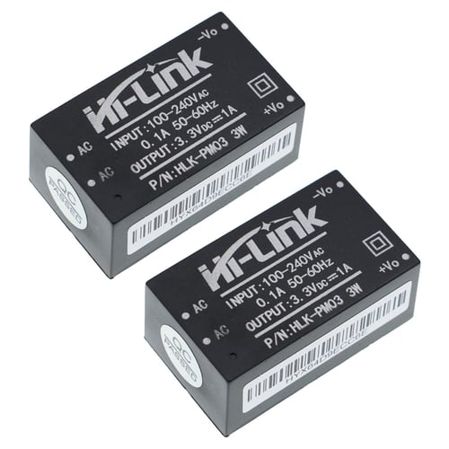 HLK-PM03 AC-DC 220V to 3.3V Step Down Isolated Power Supply Module 0U HLK-PM03 AC-DC 220V to 3.3V Step Down Isolated Power Supply Module 0U