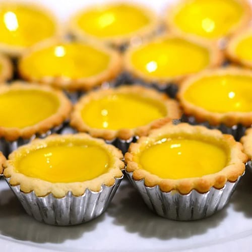 10Pcs Cupcake Egg Tart Mold Pudding Cookie Stainless Steel Mould Baking Tools#F 