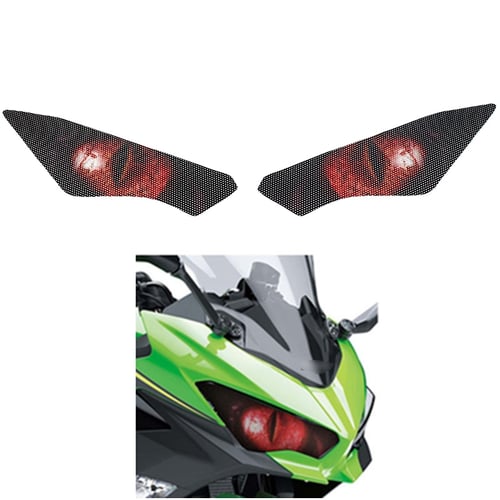 Motorcycle Headlight Sticker Decals Headlamp Cover Kit for kawasaki Ninja650