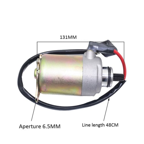 SNOWINSPRING Motorcycle Scooter Moped Motor 12V Quad Motorbike Engine Electric Starter Motor for GY6 125CC 150CC 