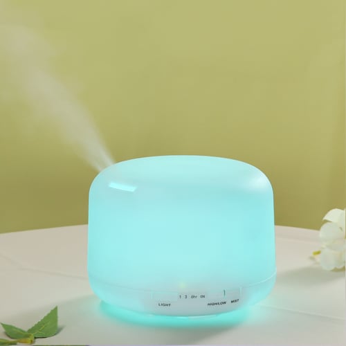 500ML 7 LED Humidifier Air Aroma Essential Oil Diffuser Aromatherapy Atomizer US 