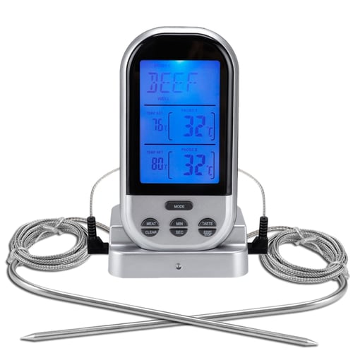 Digital Probe Kitchen Cooking Food Meat Thermometer Oven Grill BBQ Smoker 