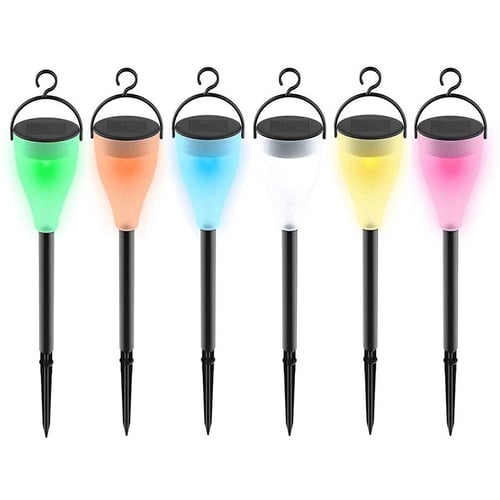 New Color Changing Solar Lights Lamp Outdoor with 7 Colors and 3 Light Modes