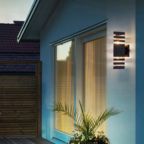 Outdoor Wall Light With Dusk To Dawn, Contemporary Exterior Light Fixtures