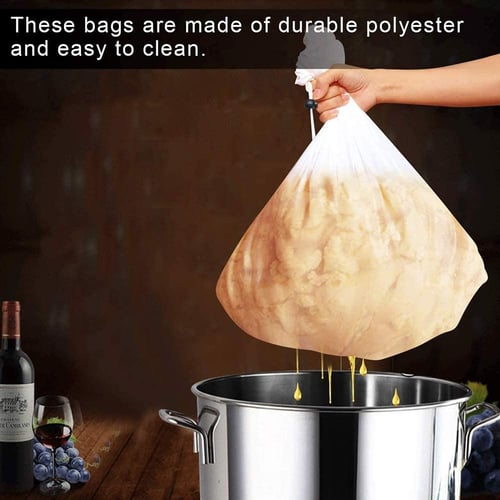 Wine Making Supplies Reusable Brew Bags Nylon Material for Grape Wine for Beer Bag