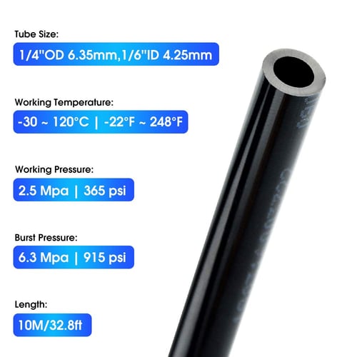 10m/20m/40m 1/4"PE Tube Garden Agriculture Low Pressure Misting System Pipe 