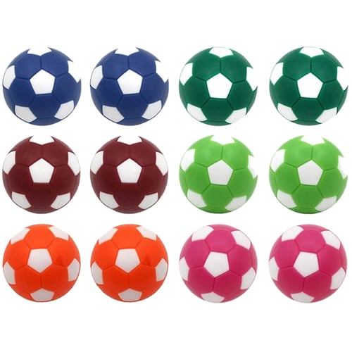 12PCS Mini Plastic Soccer Foosball Balls for Replacement Entertainment