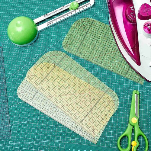 3 Frienda Hot Ironing Ruler Quilting Heat Ruler Sewing Patchwork Ruler Hot Measuring Ruler for Sewing Knitting Tool Tailor DIY Craft Accessories 