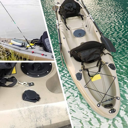 2/4PCS Flush Mount Fishing Boat Rod Holder Bracket With Cap Cover for Kayak Pole 