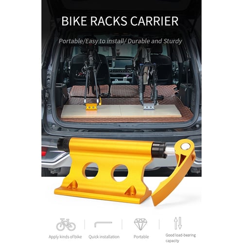 Bike Bicycle Car Roof Rack Carrier Quick-Release Fork Lock Mounted Racks Alloy 