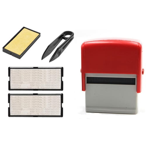 Blue STORE NAME Self-Inking Stamp 