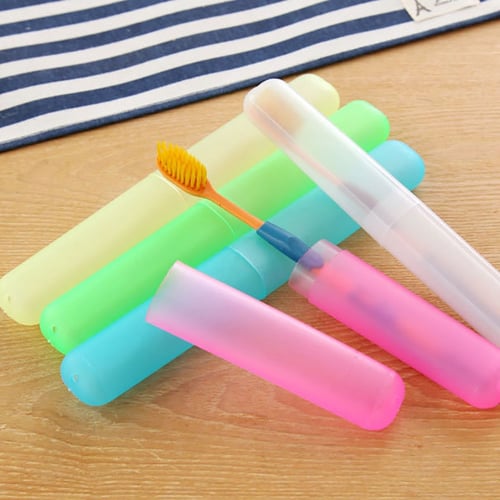 30pcs Dustproof Plastic Toothbrush Covers Toothbrush Cases for Home Travel 