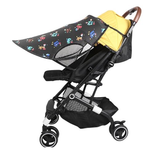 Wide Sun Shade For Baby Strollers Car Seats Universal Adjustable Pram Pushchair Canopy Extender Cover Shield - Car Seat Sun Cover Stroller