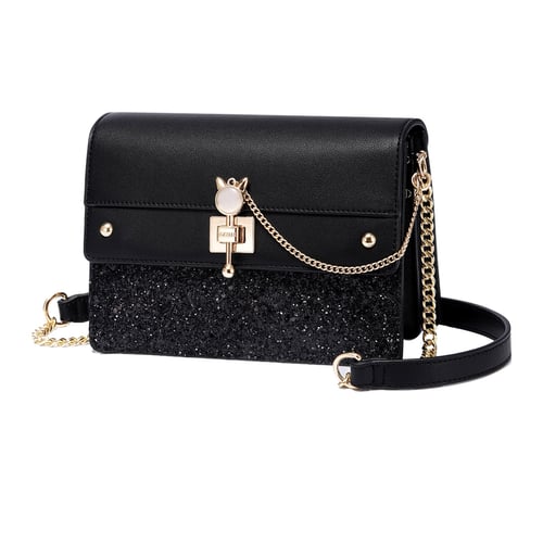 2018 New Fashionable Single Shoulder Bag Korean Version Genuine Leather Chain Strap Small Square Bag with Rivets