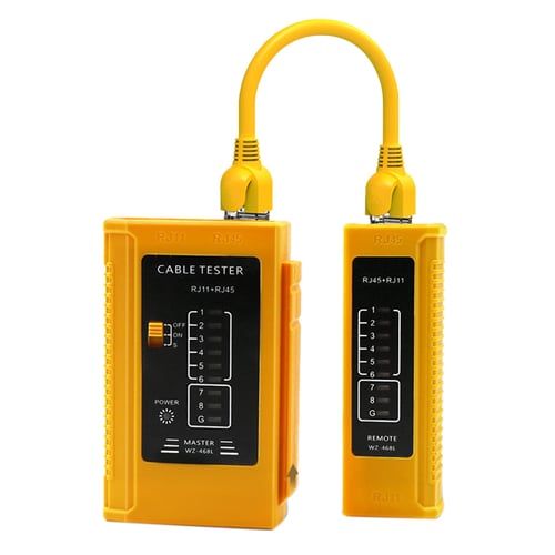RJ45 RJ11 Network Cable Tester RJ12 Cat5 Cat6 UTP Network Cable Tester for LAN Phone Wire Test Tool