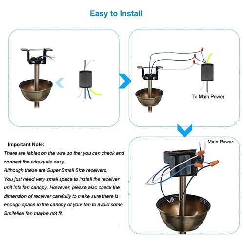 Ceiling Fan Remote Control Kit Small Size Universal Fans Light Sd Timing Wireless Ceiling Fan Remote Control Kit Small, Ceiling Fan Remote Kit Install