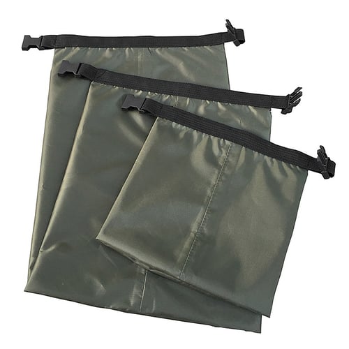 3pcs ARMY GREEN Military Camping Fishing Kayaking Waterproof Dry Bag Sack 